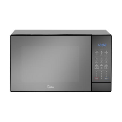 Microondas Midea MMDK14S2MB | 1.4 p³ | 1450 W | Puerta espejo negra | Timer y Auto‑defrost