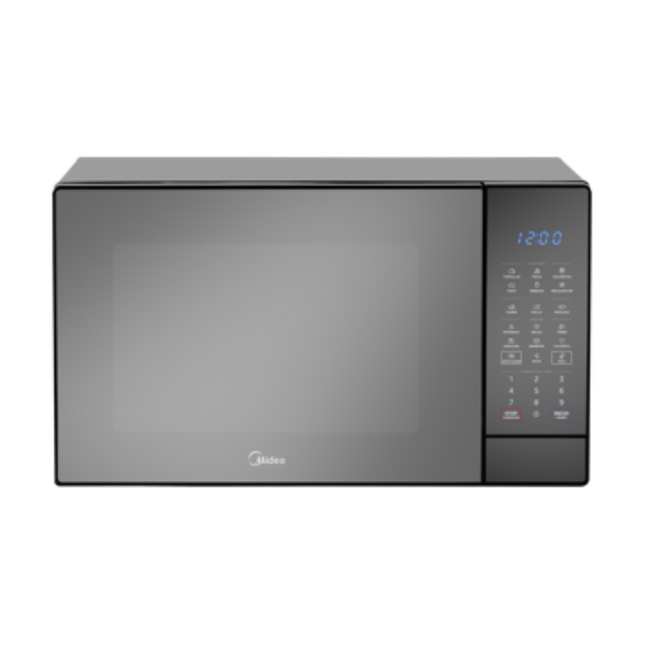 Microondas Midea MMDK14S2MB | 1.4 p³ | 1450 W | Puerta espejo negra | Timer y Auto‑defrost