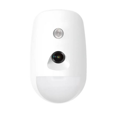 Detector PIR con Cámara Inalámbrico Hikvision DS-PDPC12P-EG2-WB | Rango de Detección 12m | 85.9° | Inmunidad a Mascotas de 30kg | IR LED | 433MHz