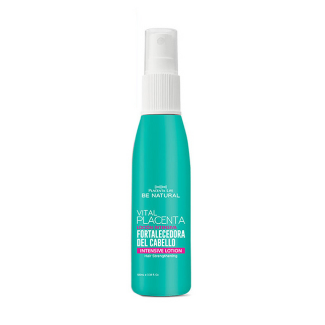 Loción Fortalecedora Vital Placenta 100 ml | Placent Life | Fortalece, estimula el crecimiento y previene la caída con proteína vegetal