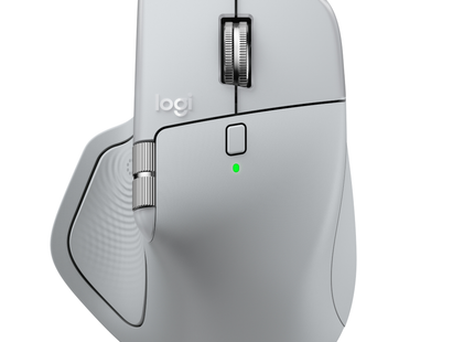 Mouse Logitech MX Master 4 inalámbrico vista frontal con diseño ergonómico