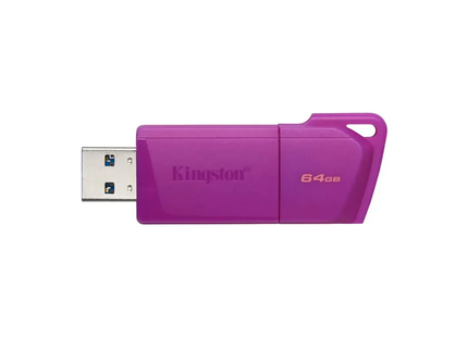 Memoria USB Kingston Exodia M LATAM | 64GB | USB 3.2 Gen 1 | Neon Purple | KC-U2L64-7LP
