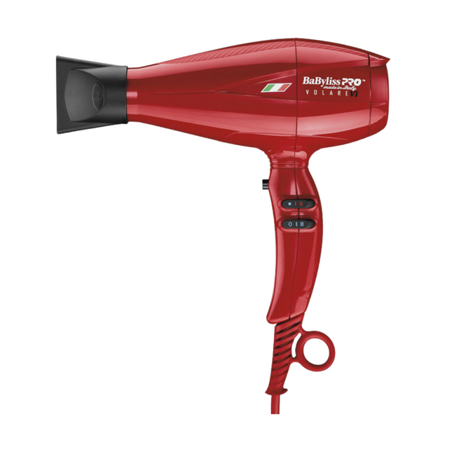 Secadora BaByliss Rápido | 2000W | Roja | Alta Potencia | Tecnología Avanzada