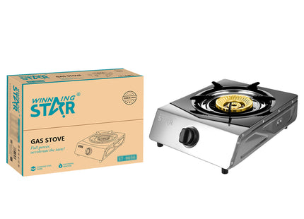 Winning Star cocina de gas 1 quemador gris, ST-9656