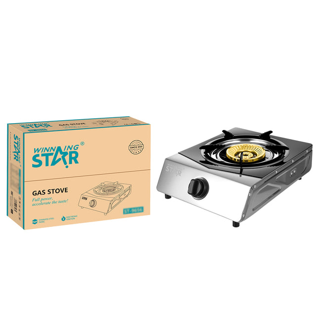 Winning Star cocina de gas 1 quemador gris, ST-9656