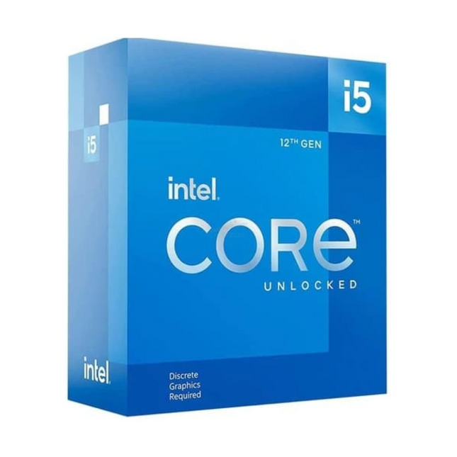 Procesador Intel Core i5-12400F | 12ª Gen | 2.5 GHz | 6 Núcleos | 18MB Caché | LGA 1700