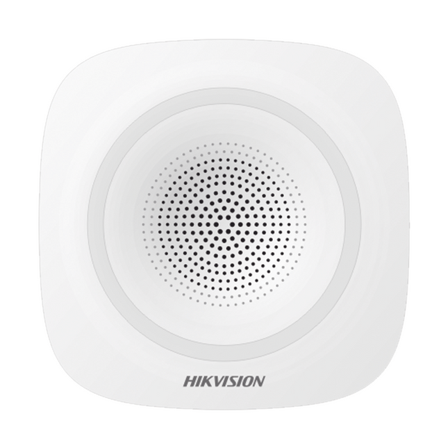 Sirena Interna Inalámbrica Hikvision DS-PS1-I-WB | 90~110dB | 1600m RF | 433MHz