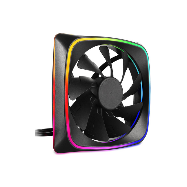 Abanico Sharkoon Shark Light RGB | 120mm | Iluminación ARGB | Bajo Ruido | 3 Pines
