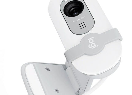 Cámara Web Logitech Brio 100 | Full HD 1080p | Micrófono Integrado | Color Blanco