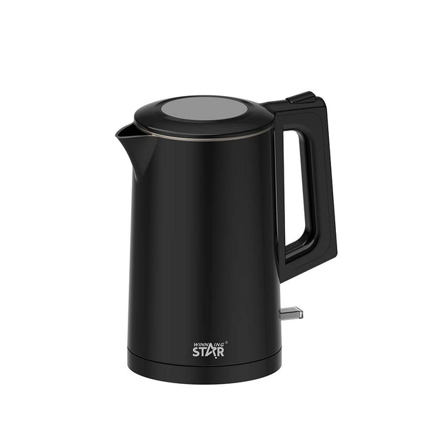 Hervidor eléctrico negro ST-2061 con mango ergonómico vista lateral derecha