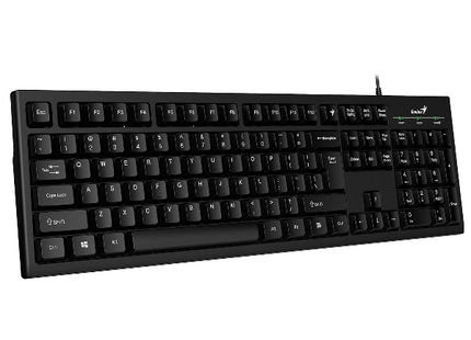 Vista superior del teclado Genius SlimStar 230II mostrando distribución de teclas