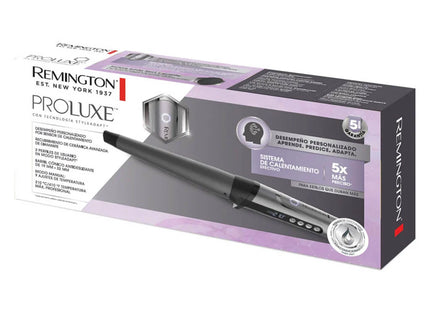 Rizador Remington Proluxe CI21AV(110)F | Tecnología StyleAdapt™ | Barril Cónico 19–32 mm | Cerámica Avanzada de Diamante | Pantalla LCD