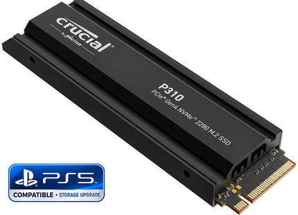 Crucial SSD P310 1TB NVMe Gen4 con Disipador, CT1000P310SSD5