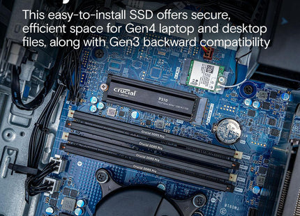 Crucial SSD P310 1TB NVMe Gen4 con Disipador, CT1000P310SSD5