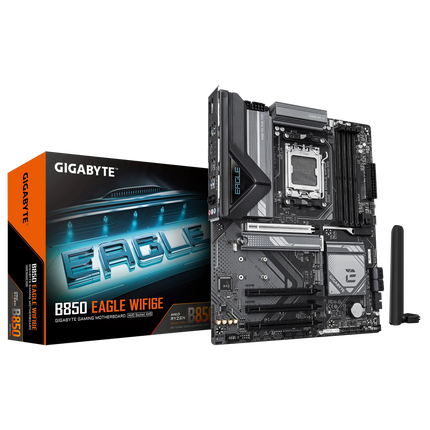 Tarjeta Madre Gigabyte B850 Eagle WiFi 6E | AM5 | ATX | DDR5 | PCIe 4.0 | HDMI | USB 3.2
