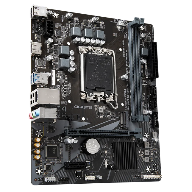 Tarjeta Madre Gigabyte H610M K DDR4 | LGA1700 | Micro ATX | PCIe 4.0 | HDMI | USB 3.2