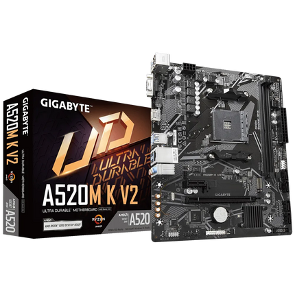 Tarjeta Madre Gigabyte A520M K V2 | AM4 | Micro ATX | DDR4 | PCIe 3.0 | HDMI | USB 3.2