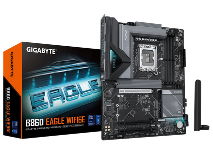 Tarjeta Madre Gigabyte B860 Eagle WiFi 6E | LGA1851 | ATX | DDR5 | PCIe 4.0 | HDMI | USB 3.2