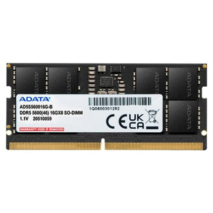 Memoria RAM Laptop ADATA | 32GB | DDR5 | 5600MHz | AD5S560032G-S