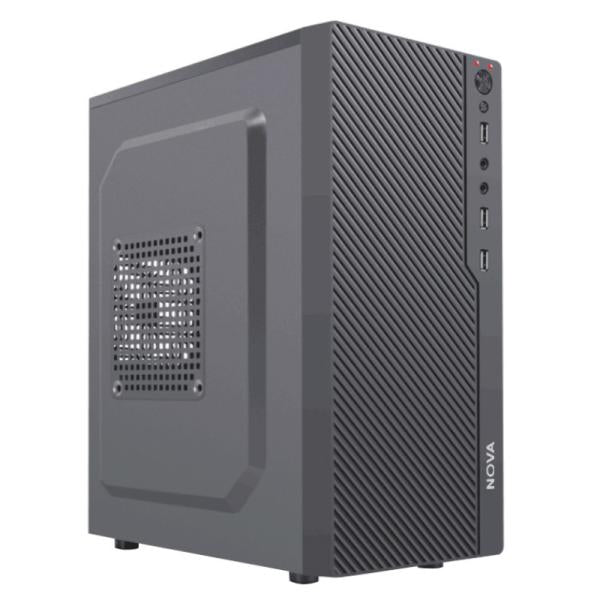 Case Nova CM04KTRA002C | Micro ATX | USB-C | U1*2 + Audio | Fuente de Poder 600W