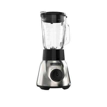 Licuadora Black+Decker Tricuadora BL1686‑0SDLA | 800 W | 2 Velocidades + Pulso | Jarra Vidrio 1.5 L | Vaso Personal 500 ml | Acople Metal