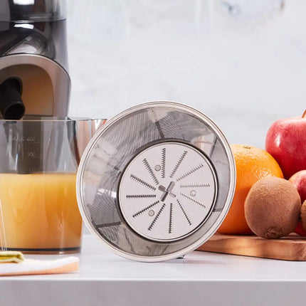 Extractor de Jugos Black+Decker JMBD3181 | 500 W | 2 Velocidades | Acero Inoxidable | 3″ Boca | Gris