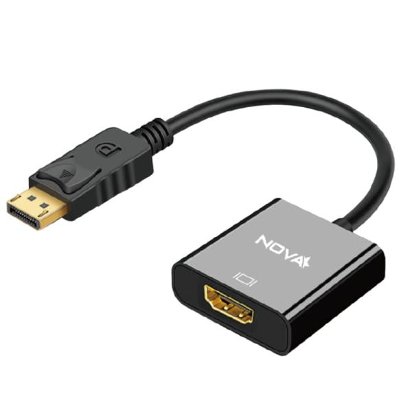 Adaptador Nova FAA331DH001C | DisplayPort a HDMI | 0.15M | Video Full HD | Plug and Play