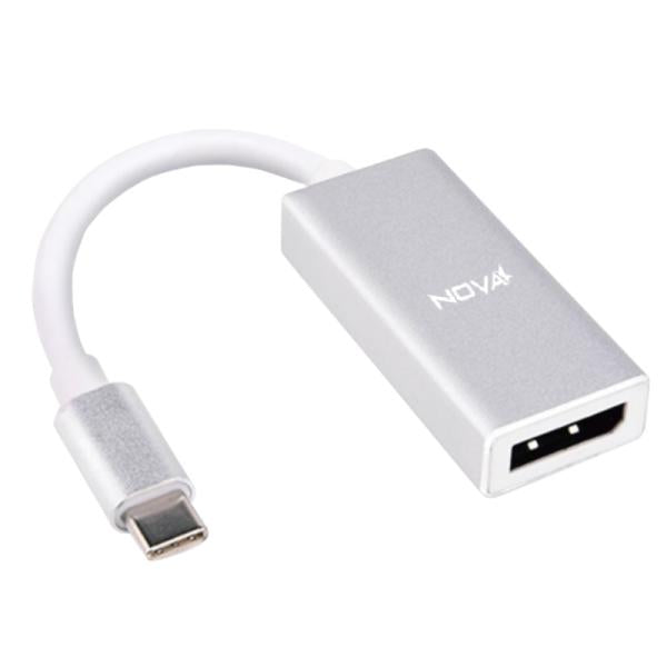 Adaptador Nova FAA351CD001C | USB-C a DisplayPort | 0.15M | Video 4K UHD | Plug and Play