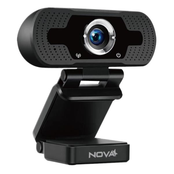 Cámara Web Nova AWM12002001C HD 1080p con clip ajustable para monitor