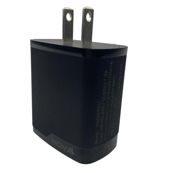 Cargador de Pared Nova PA046RBU001C | 45W | 1 Puerto USB-C | 1 Puerto USB-A | Carga Rápida | Compacto