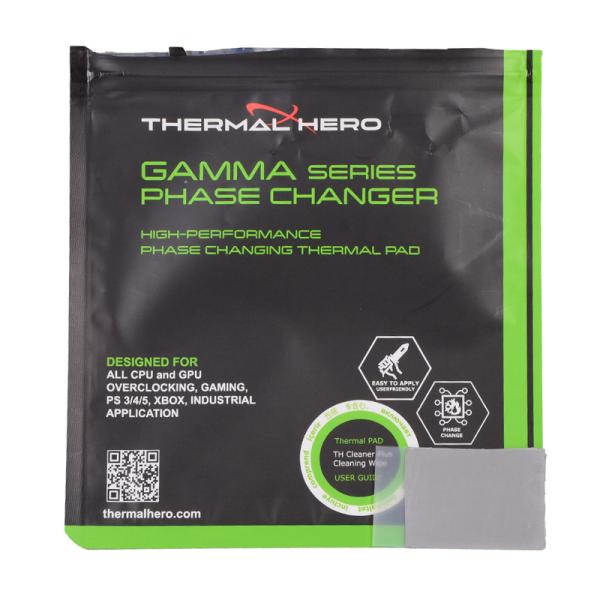 PARCHE TERMICO THERMAL HERO FASE GAMMA  40 X 30 X 0.2MM DENSIDAD 2,7 G/CM TEMPERATURA -60 ~ 130°C TH-710043