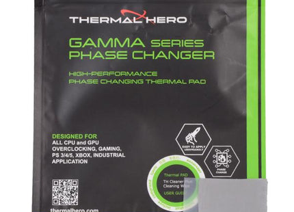 PARCHE TERMICO THERMAL HERO FASE GAMMA 40 X 40 X 0.2MM DENSIDAD 2,7 G/CM TEMPERATURA -60 ~ 130°C  TH-710044