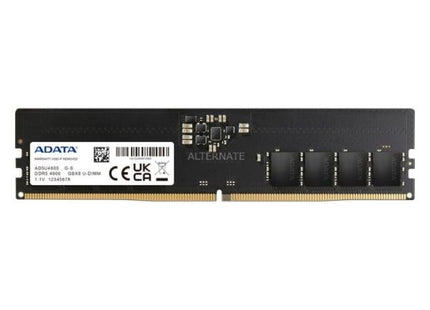 Memoria RAM ADATA AD5U480032G-S | 32GB | DDR5 | 4800MHz | 5V | PC Desktop