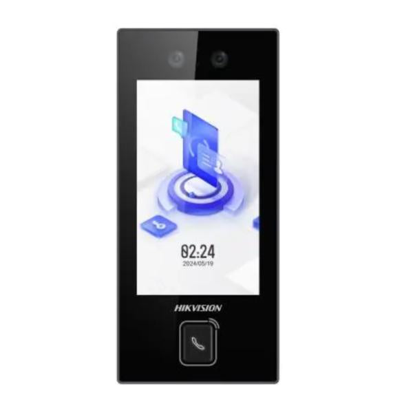 LECTOR BIOMETRICO DE RECONOCIMIENTO FACIAL HIKVISION DS-K1T344MBWX-E1(O-STD) IP65 DISTANCIA DE 1.5M CON PANTALLA TOUCH DE 4.5" 302921386