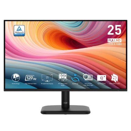 Monitor Gaming MSI PRO MP251L E2 | 24.5” | Full HD 1920 x 1080 | 120 Hz | Anti-Glare | HDMI | VGA