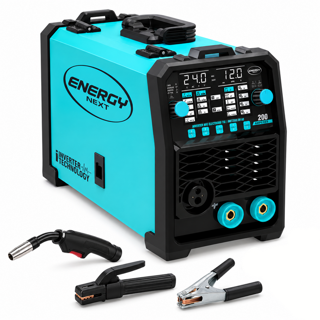 Energy Next Soldadora Inverter 3 en 1 200 A, IMET200X BV AD