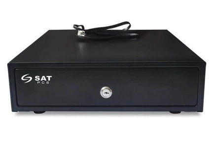 GAVETA DE DINERO PUNTO DE VENTA SAT AMERICA RS100 2643 300 X 360 X 80 MM 4070010000020