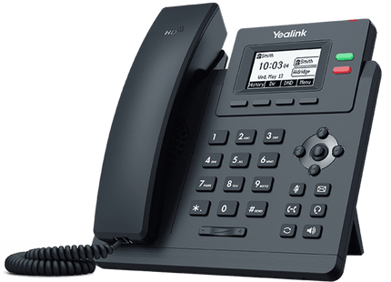 Yealink SIP-T31P Teléfono IP de 2 Líneas con Voz HD, PoE y Pantalla LCD de 2.3"