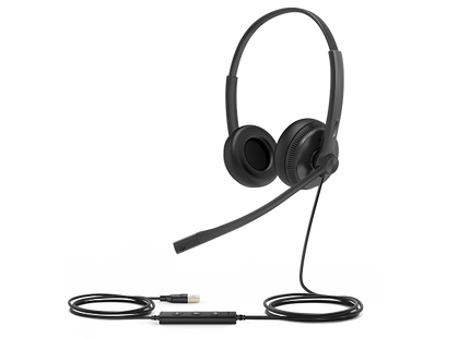 Yealink UH34 Dual Teams Auriculares USB Estéreo para Microsoft Teams con Micrófono