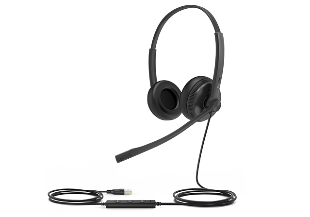 Yealink UH34 Dual Teams Auriculares USB Estéreo para Microsoft Teams con Micrófono