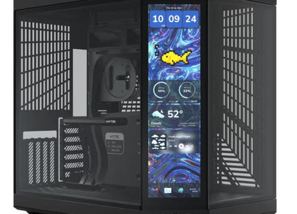 CASE HYTE Y70 TOUCH INFINITE TORRE MEDIA VIDRIO TEMPLADO CON PANTALLA TÁCTIL 14.9" GEN 3 CS-HYTE-Y70TTI-BB