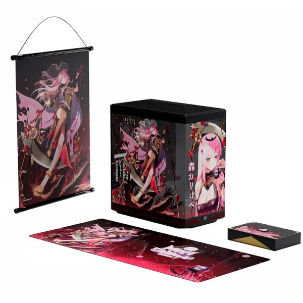 CASE HYTE MORI CALLIOPE Y40 TORRE MEDIA 1 ABANICO TRASERO Y 1 ABANICO INFERIOR  INCLUYE UN DESK PAD Y UN SET DE REGALO CS-HYTE-Y40-MORI