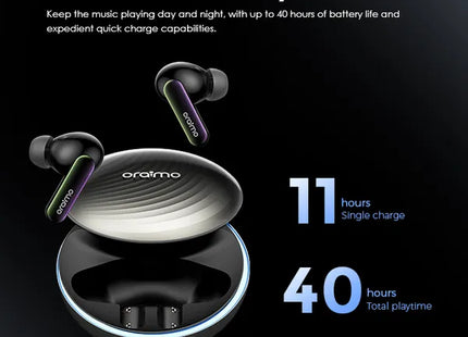 Audífono Oraimo SpaceBuds Hybrid | Inalámbrico Bluetooth | IPX4 | OTW-630