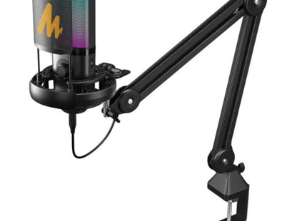MICROFONO RGB MAONO DM40S PRO INALAMBRICO CON RECEPTOR USB-C Y USB-A CON BASE INCLUIDA