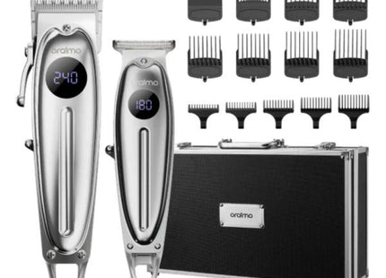 Kit Cortadora y Afeitadora Oraimo Smart BarberKit | 14 Peines de Guía | OCS-550