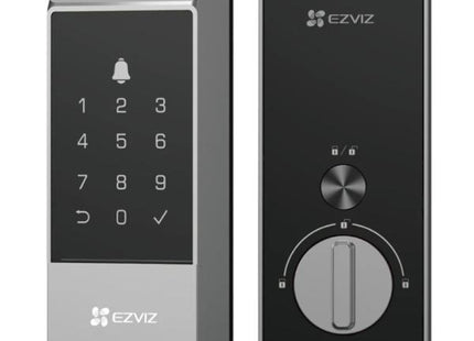 CERRADURA INTELIGENTE EZVIZ CS-DL04-R100-WBCP-GR(M)(O-STD) (E) HUELLA DIGITAL Y CODIGO DE ACCESO WIFI 2.4 GHZ 310500562
