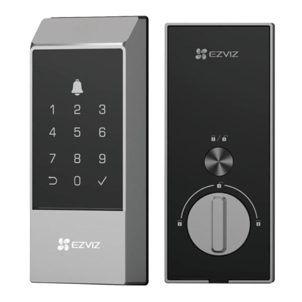 CERRADURA INTELIGENTE EZVIZ CS-DL04-R100-WBCP-GR(M)(O-STD) (E) HUELLA DIGITAL Y CODIGO DE ACCESO WIFI 2.4 GHZ 310500562
