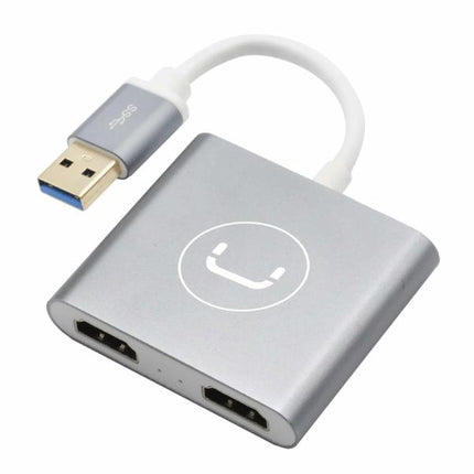 HUB  UNNO TEKNO HB1102SV USB-A 2 PUERTOS HDMI