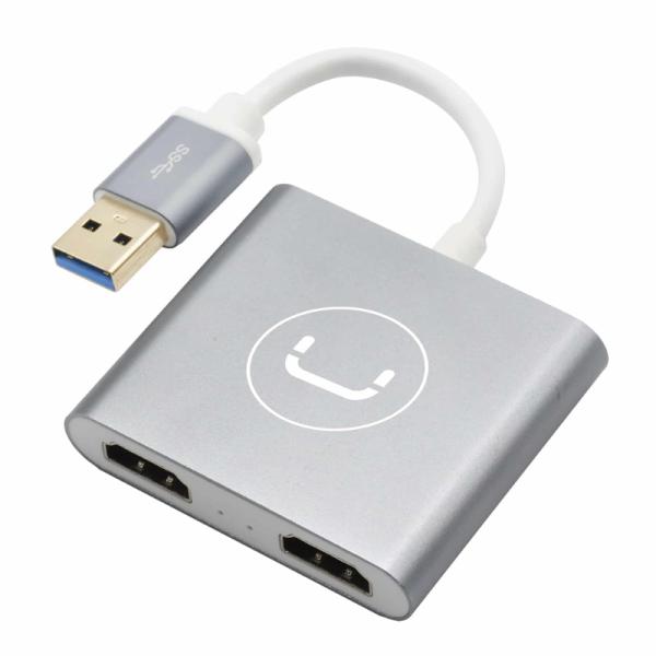 HUB  UNNO TEKNO HB1102SV USB-A 2 PUERTOS HDMI