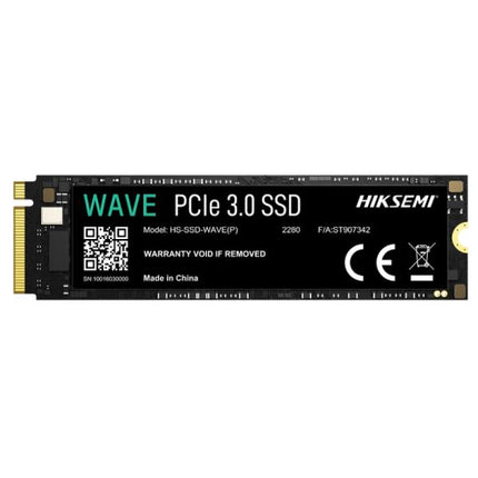 HD INTERNO SOLIDO 512GB HIKSEMI HS-SSD-WAVE(P) 512G PCLE 3.0 NVME 2500MB/S / 1025MB/S